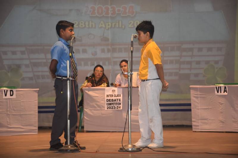Inter class debate competition 2023-24